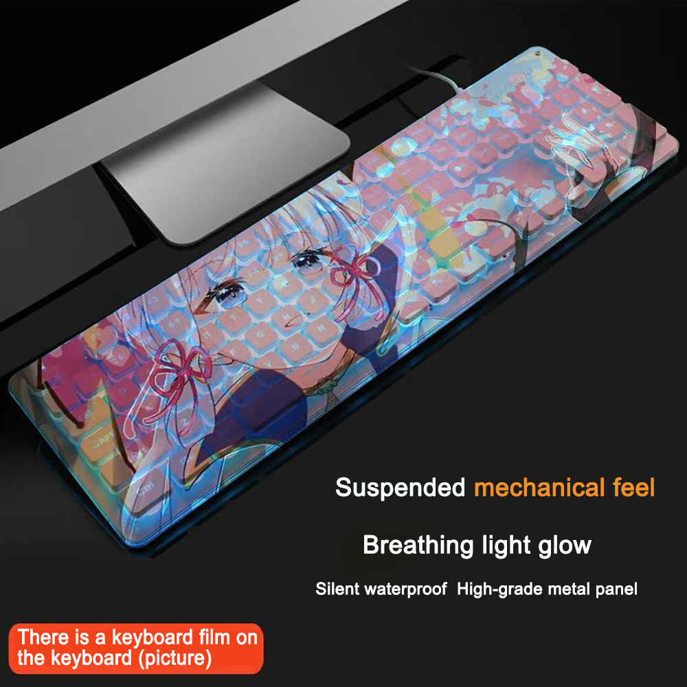 Gaming Accessories For Gaming Laptop - Oyun Klavyesi 104 Tuşlar Genshin Impact