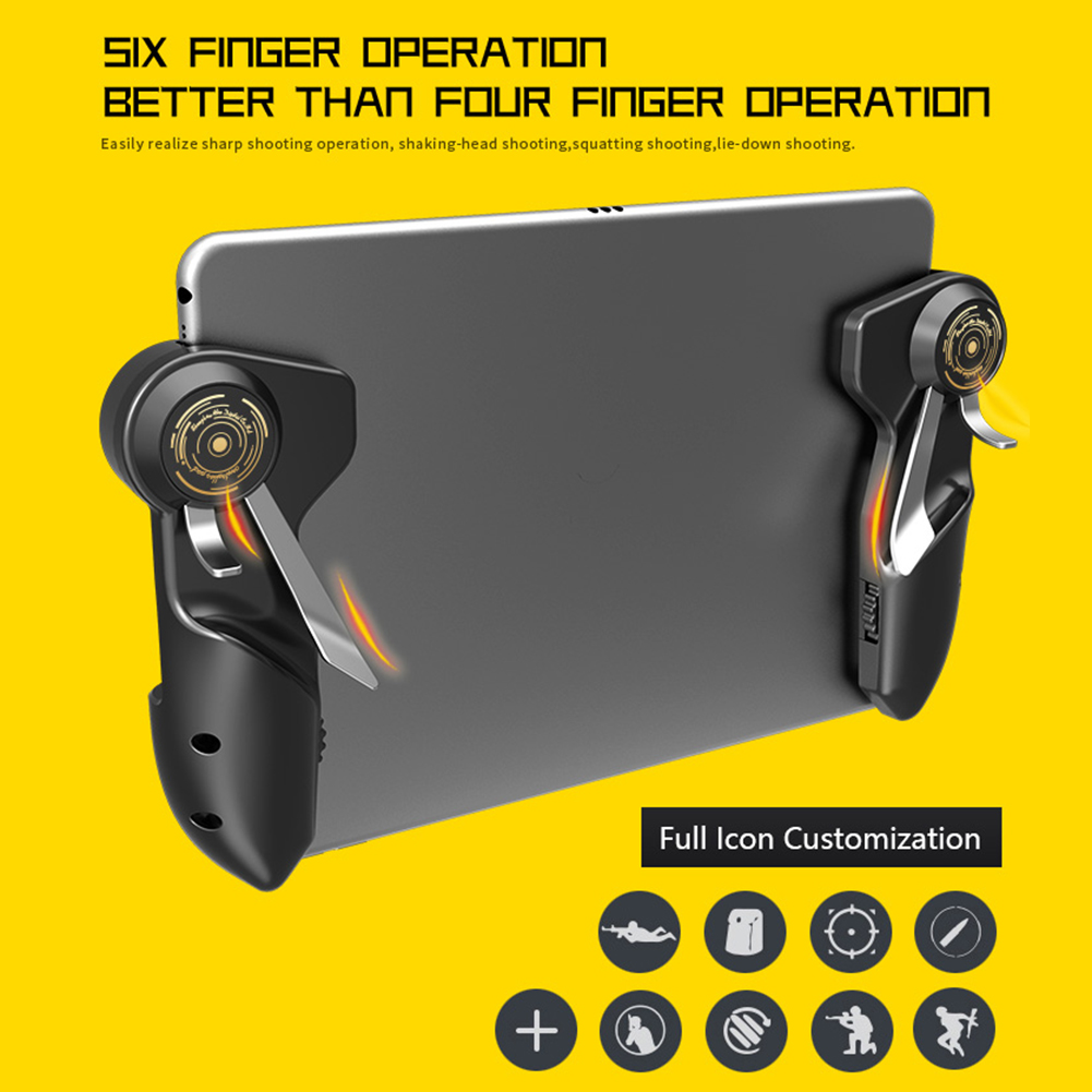 Gaming Accessories Ipad - 6 parmak Tablet oyun Gamepad düğme