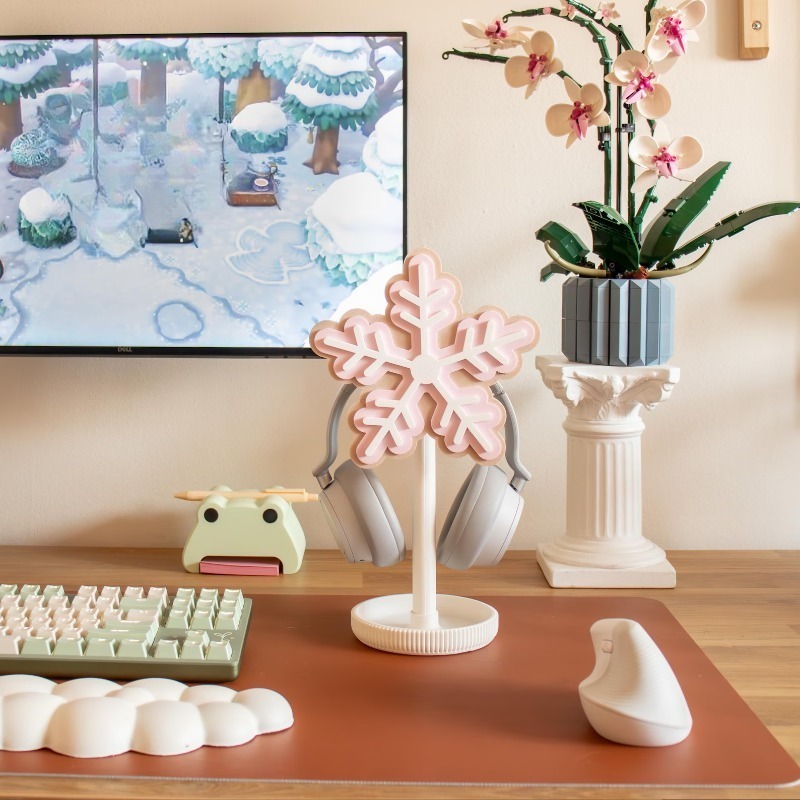 Kar Tanesi Kulaklık Standı 3D  - Gaming Accessories Rack incelemesi ve fiyatı