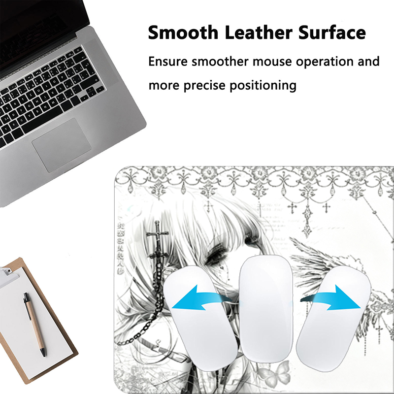 Deri Mousepad Siyah Beyaz Anim - Gaming Accessories Girls incelemesi ve fiyatı