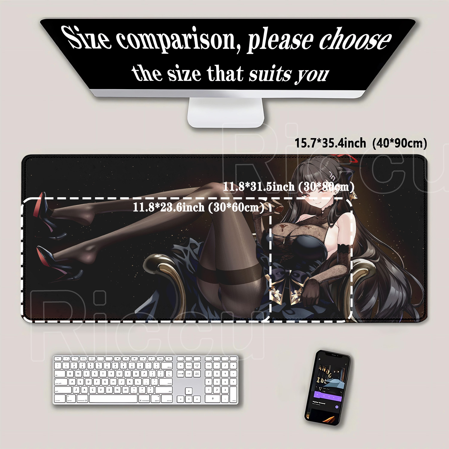 Anime kız Tsukatsuki Rio Mavi  - Gaming Accessories Girls incelemesi ve fiyatı